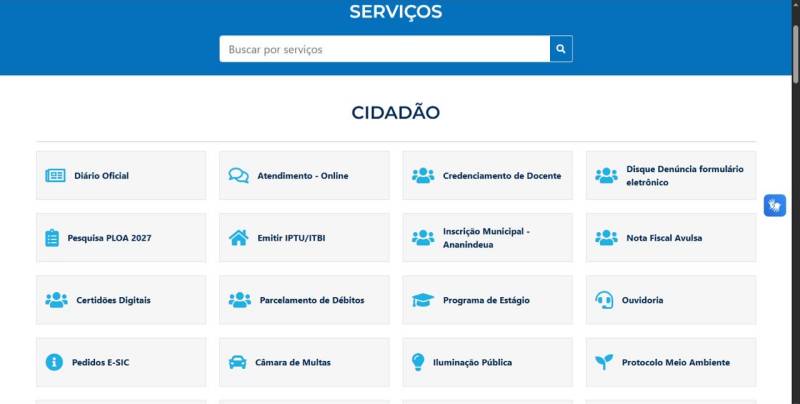 Ananindeua avança nos serviços on-line com assinatura gov.br