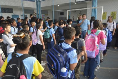 Galeria: Volta às aulas na EMEF Maria Estelita Barbosa