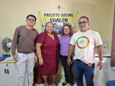 SEMUPA realiza visita à Associação Social Shalon e avança em parceria para fortalecer cozinhas solidárias