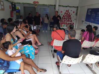 UBS Novo Cristo e UBS Warislândia promovem ação do "Janeiro Branco" com palestra sobre Saúde Mental