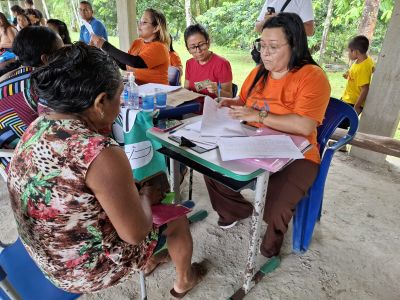 SEMCAT leva orientações sobre Bolsa Família e benefícios sociais à Ilha Igarapé Grande