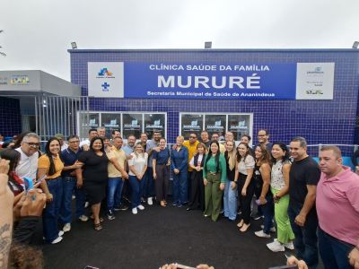 Inauguração histórica : Comunidade do Icuí ganha nova Clínica Saúde da Família Mururé nesta terça (31)