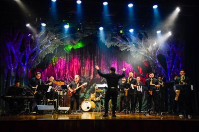 Açaí Big Band emociona público na celebração de aniversário de dois anos do Parque Cultural Vila Maguary