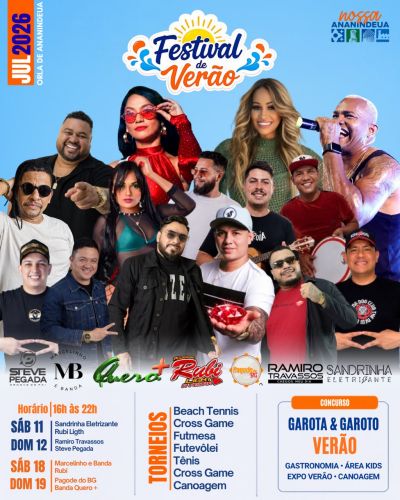 Ananindeua promove Festival de Verão com shows, competições esportivas e feira gastronômica na Orla