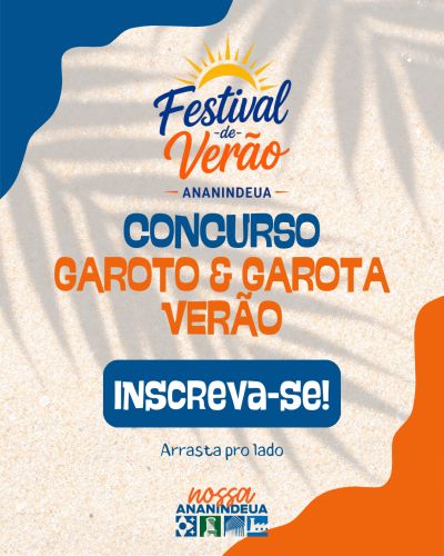 Prefeitura de Ananindeua abre inscrições para o Concurso Garoto e Garota Verão 2026