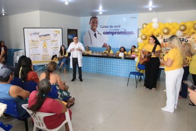 CAPS III promove ação do Setembro Amarelo com equipe multiprofissional em Ananindeua