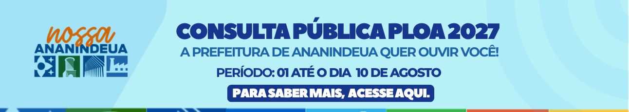 banner: CONSULTA PÚBLICA PLOA 2027